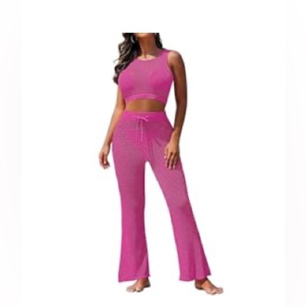 Women's Pink Swimsuit Coverup